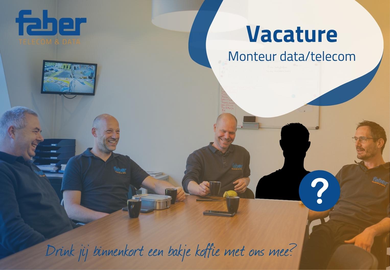 Vacature Monteur data / telecom